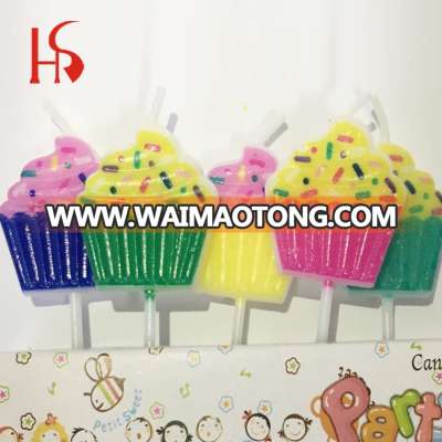 Cartoon printed small candle cake