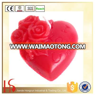 Yes handmade paraffin wax heart shaped aroma candles